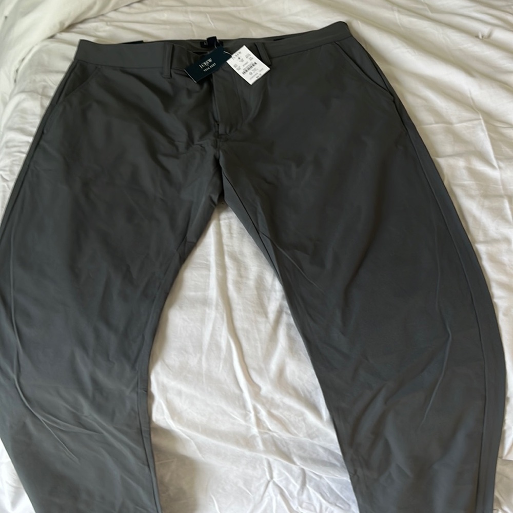 Brand New JCREW mens pants with tag. Slim gray pants